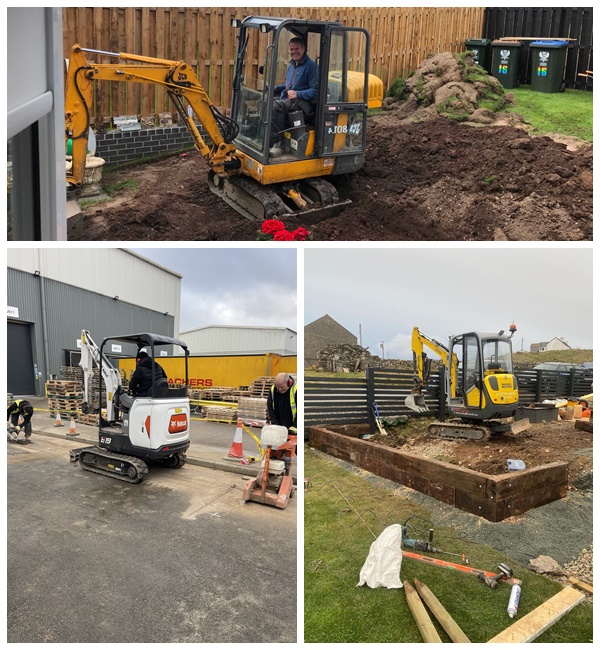 Earth moving, digger and driver - Nottingham, UK