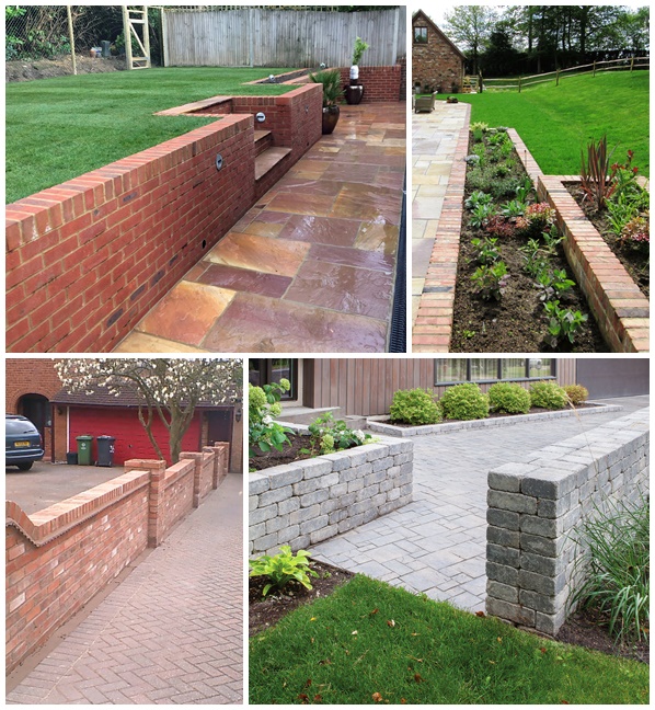 Garden Retaining Walls - Garden Wall Builders Nottingham